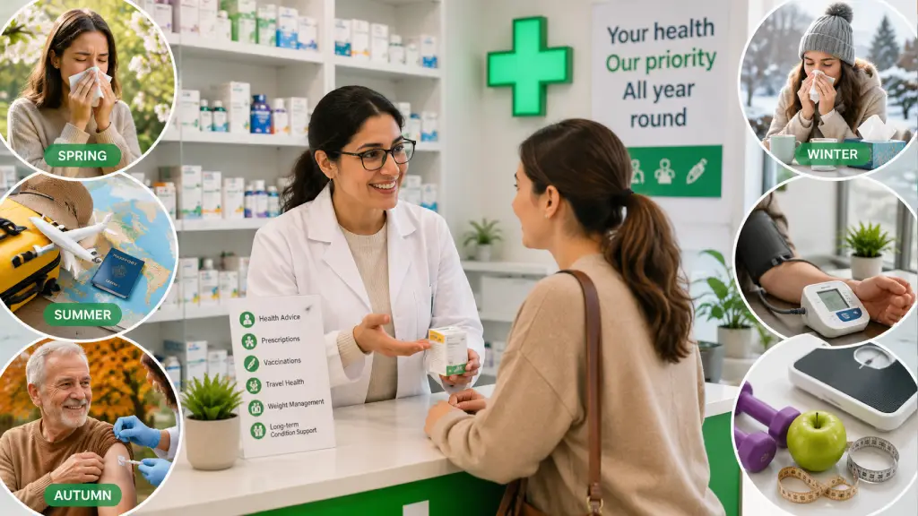 How Your Local Pharmacy in Higham Park Can Help You Stay Healthy All Year Round
